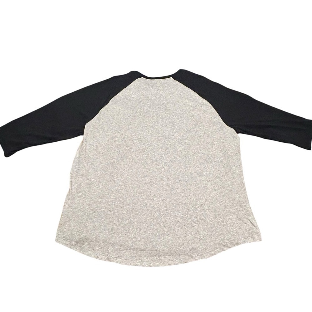 NIKE MEN'S DRY 3/4 SLEEVE RAGLAN TOP Dk Grey Heather/Black/Black NWT - Picture 5 of 6